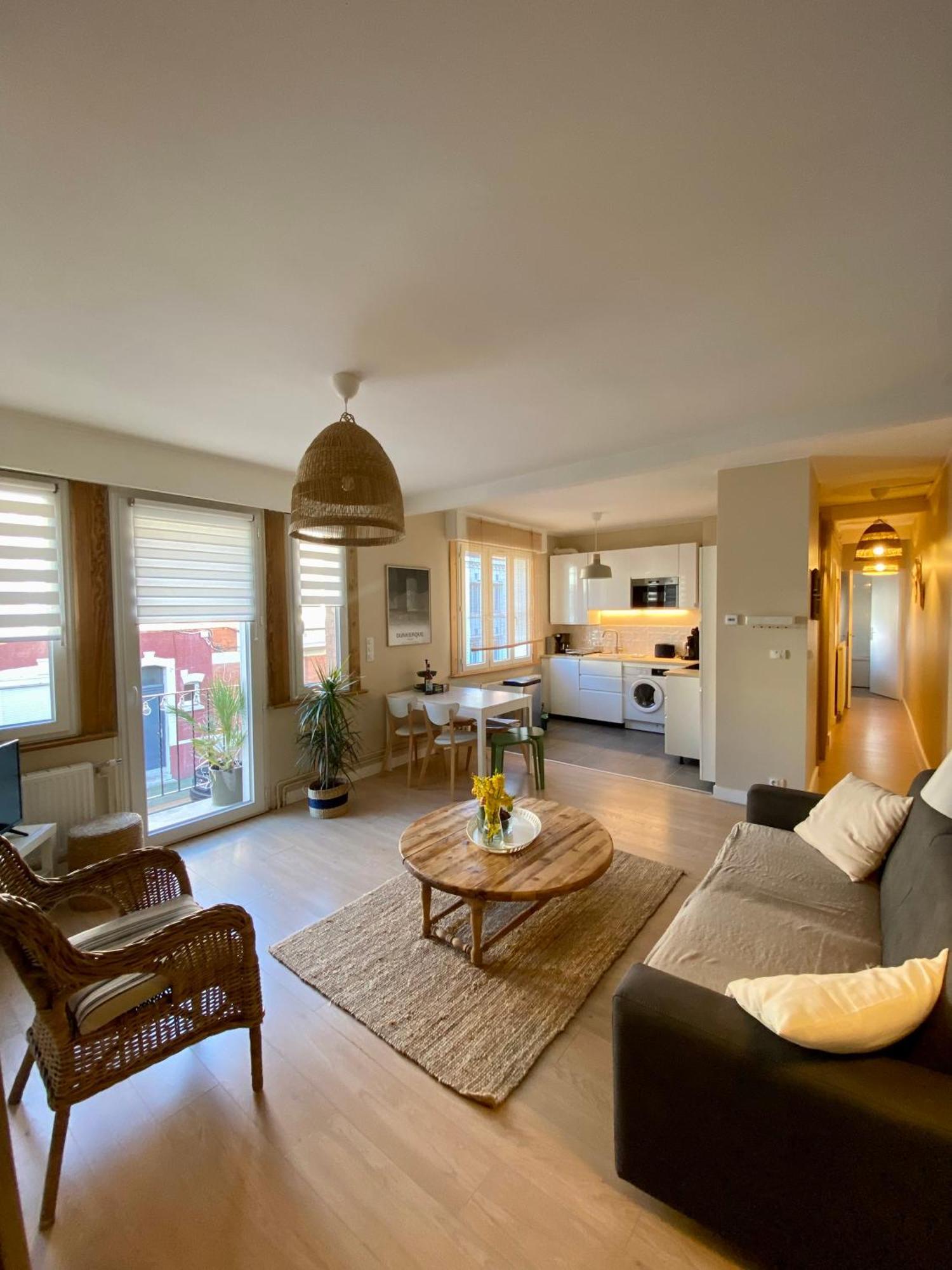 Appartement "Escapade A Malo" 4 A 6 Personnes 5 Mn A Pied De La Plage Duinkerke Buitenkant foto